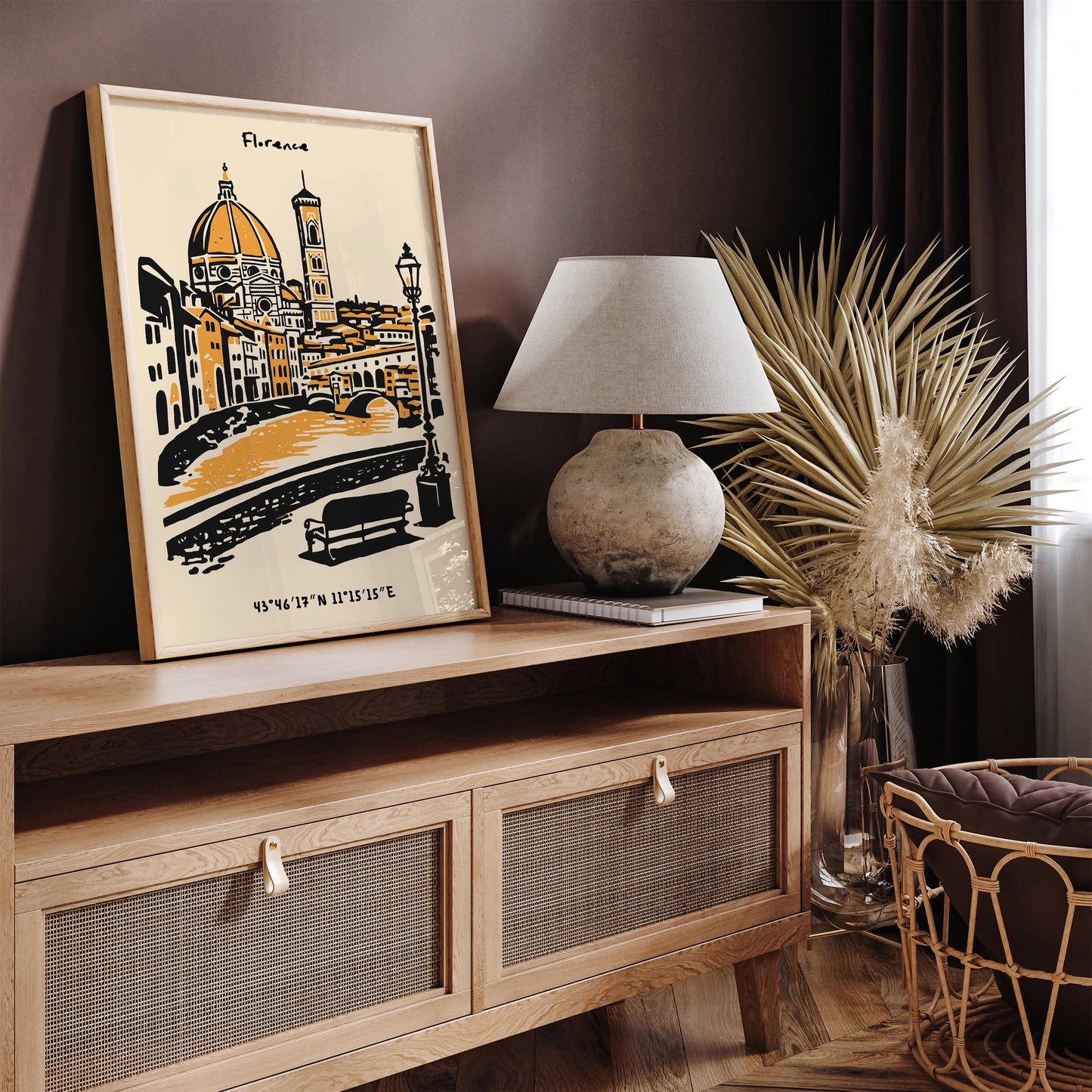 Florence Italy Poster – Cityscape Wall Art