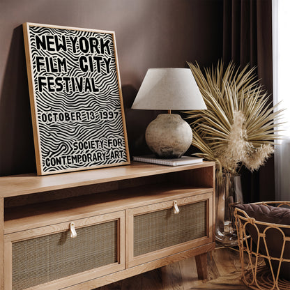 YC Film Festival Black & White Poster