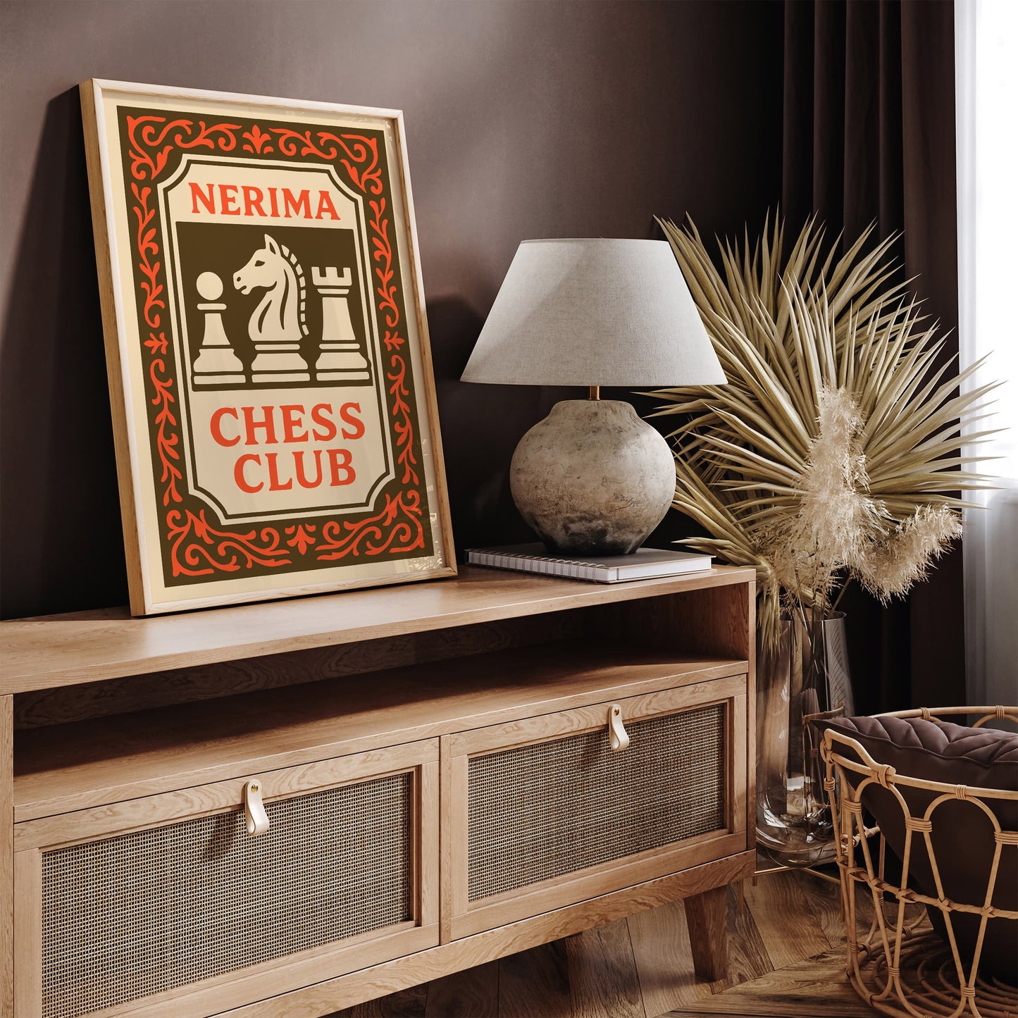 Nerima Chess Club Poster - Japanese Sport Print