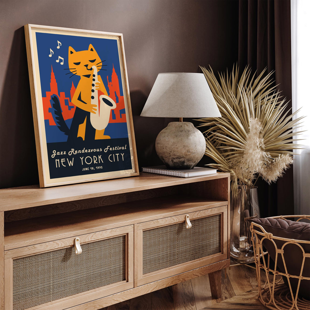 NYC Jazz Rendezvous Festival Art Poster