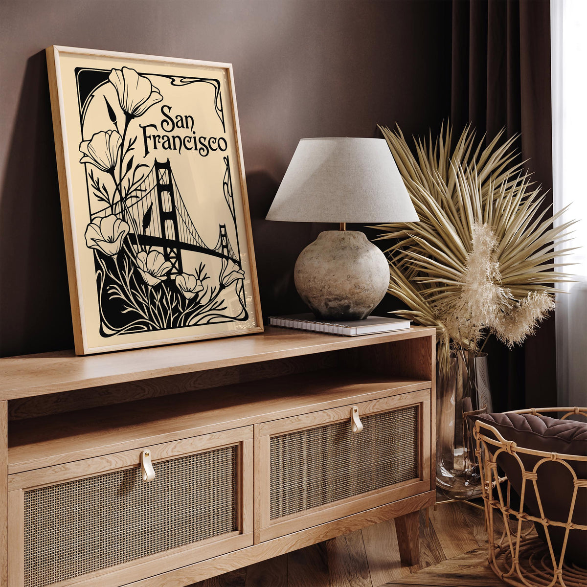 Art Nouveau San Francisco Poster
