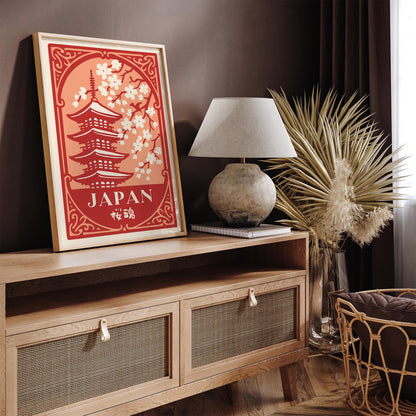 Soul of Sakura Japan Travel Poster