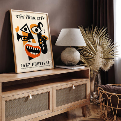 Jazz Night Music Poster