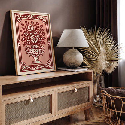 Rococo Bouquet of Flowers Poster