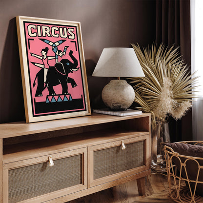 Circus Poster – Funhouse Style Wall Art