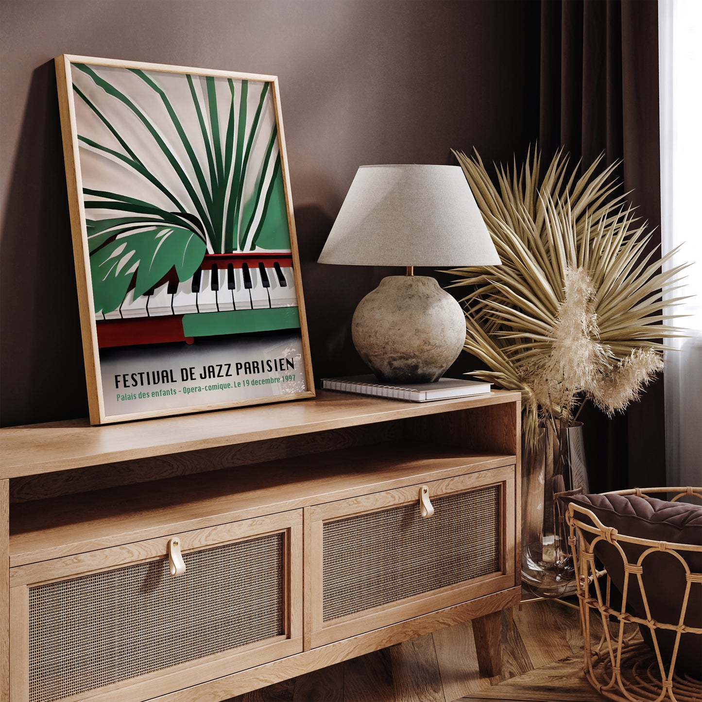 Retro 1997 Paris Jazz Festival Poster