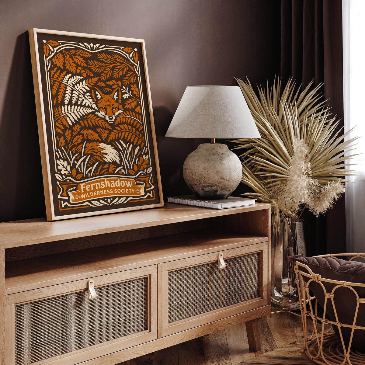 Fernshadow Wilderness Society Art Poster