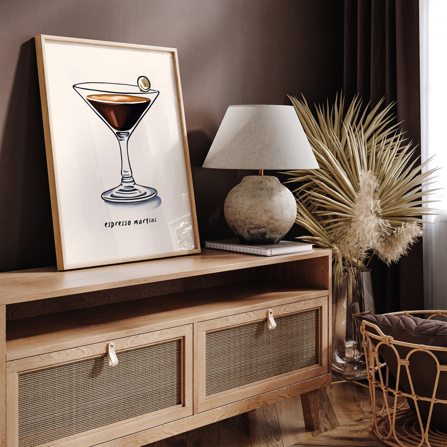 Espresso Martini Drink Poster