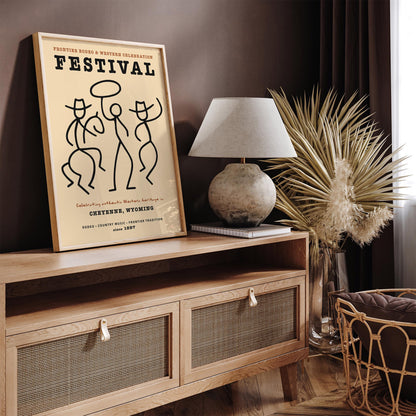 Frontier Rodeo & Western Celebration Festival Poster