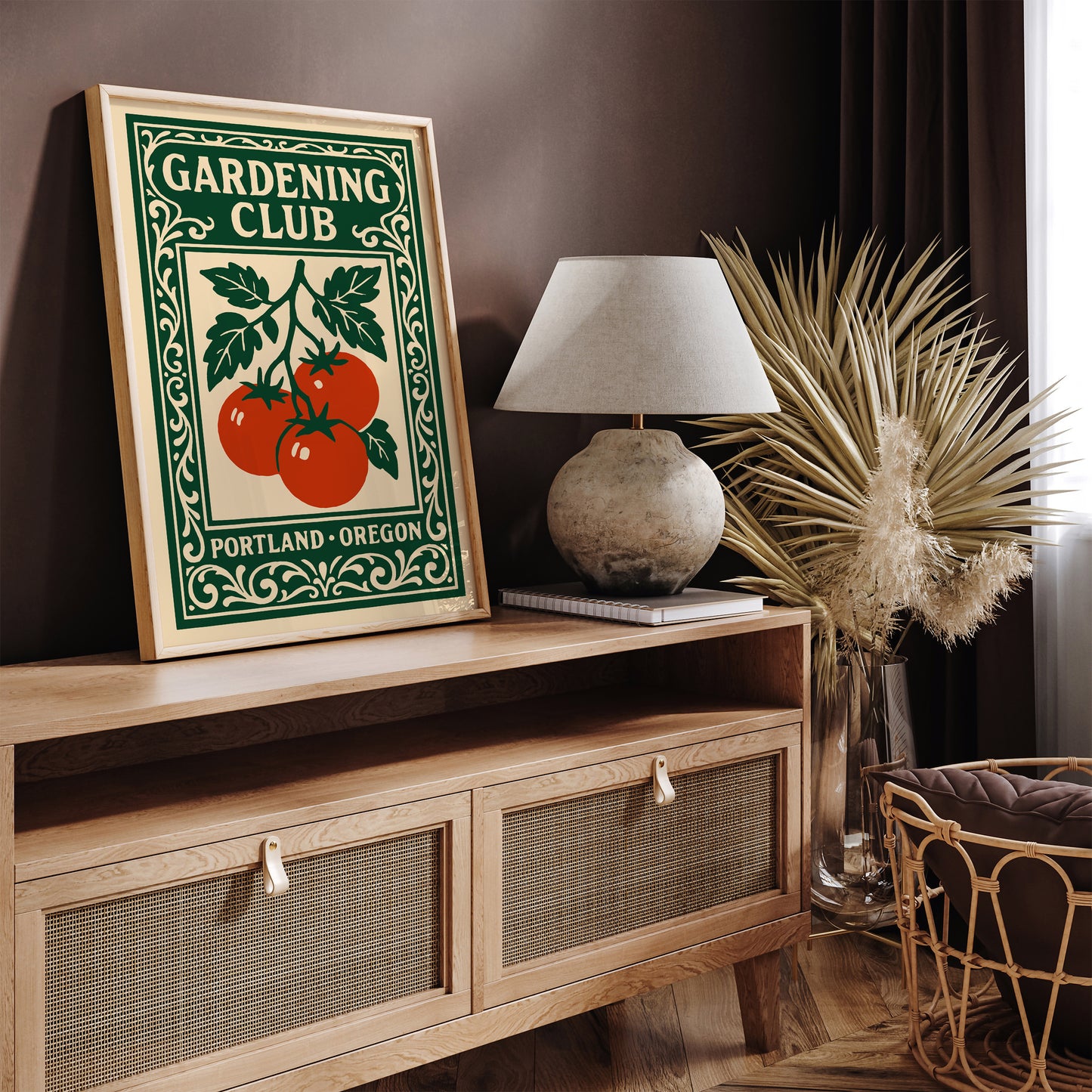 Gardening Club Portland Oregon Poster