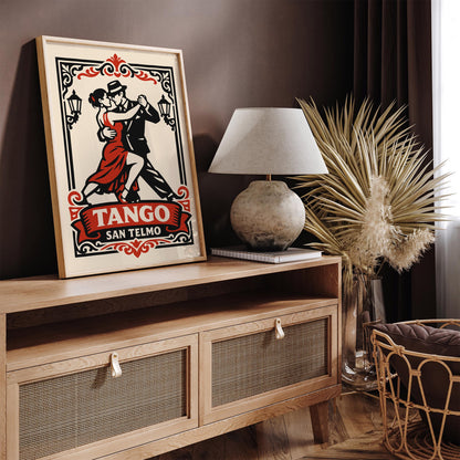 Tango San Telmo Poster