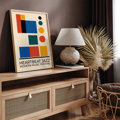 Modern Jazz Bauhaus Style Wall Art 2024