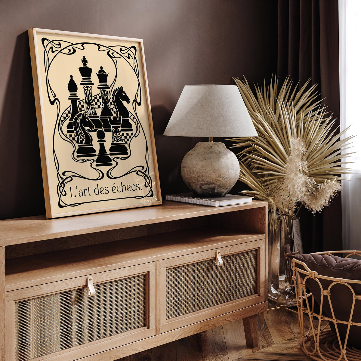 Vintage Chess Poster