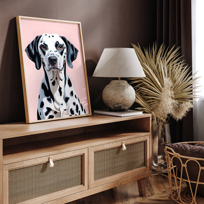 Dalmatian Dog Cute Wall Art