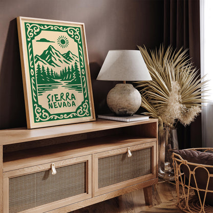 Sierra Nevada California Poster