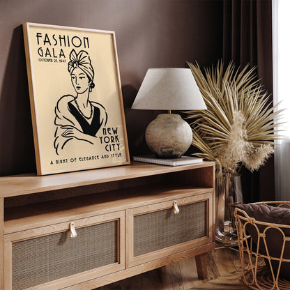 Fashion Gala New York City Poster