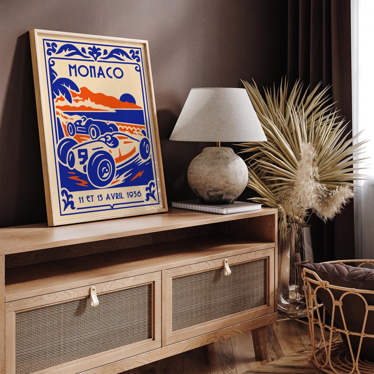 Grand Prix of Monaco 1936 Poster