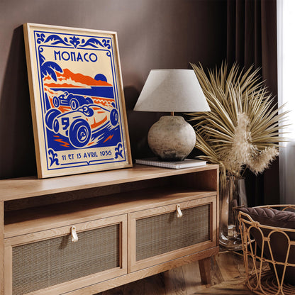 Grand Prix of Monaco 1936 Poster