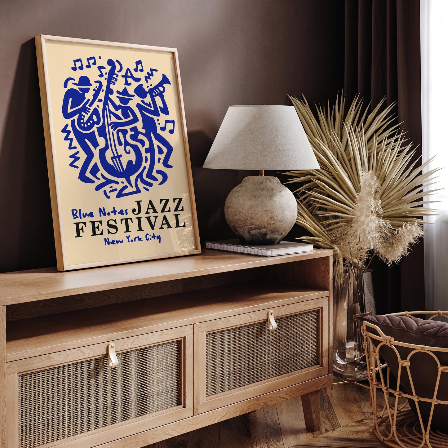 Blue Notes Jazz Music Festival Poster