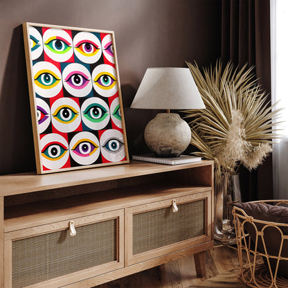 Pop-Art Eyes Poster