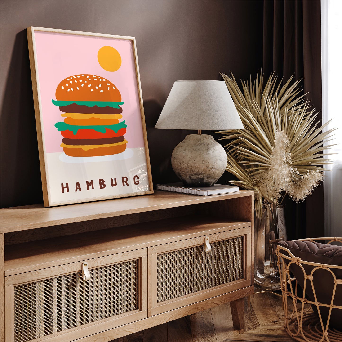 Hamburg, Hamburger Pop Art Poster