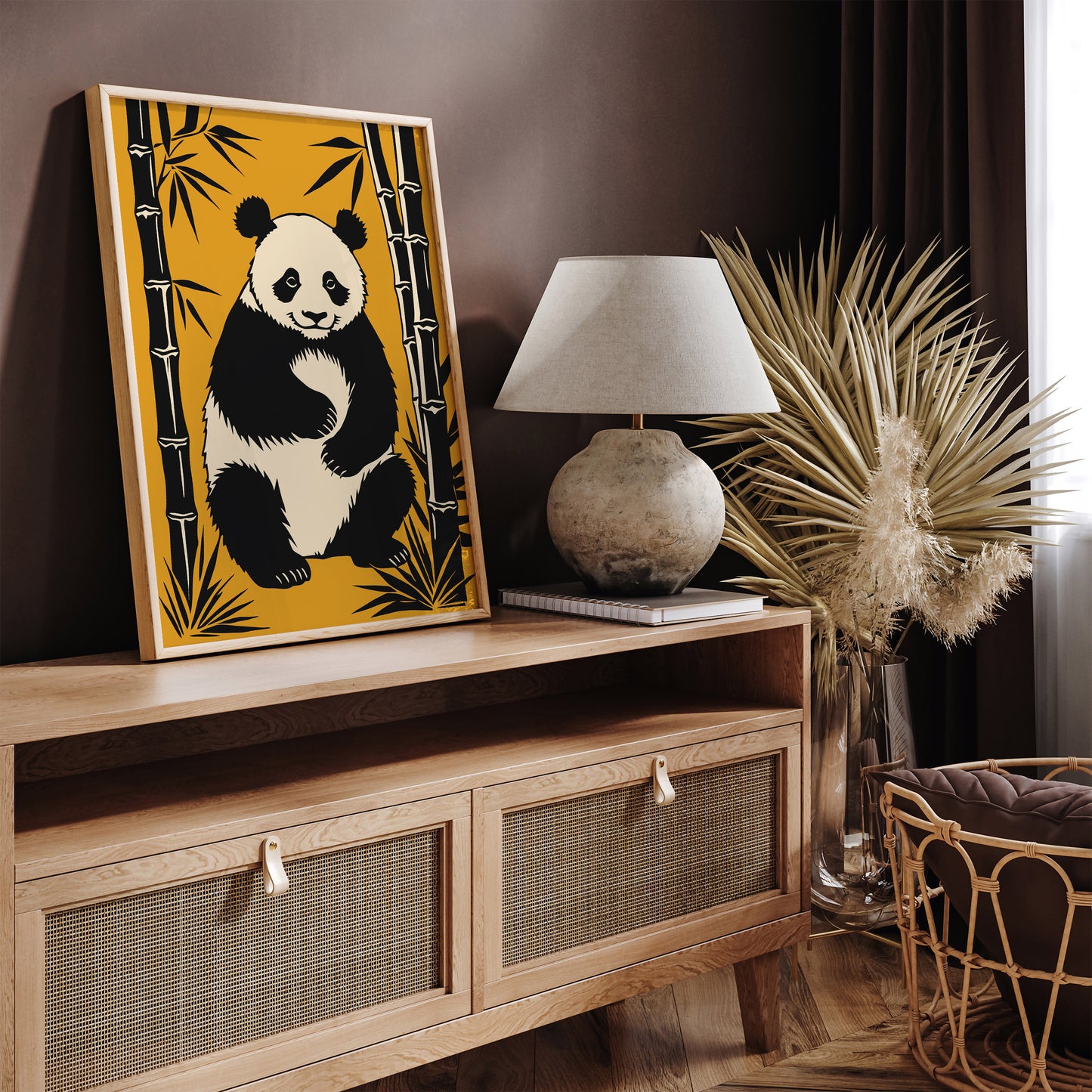 Giant Panda Art Print