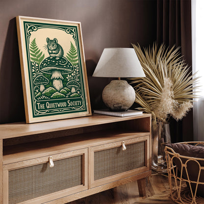 Quietwood Society Wild Nature Art Poster