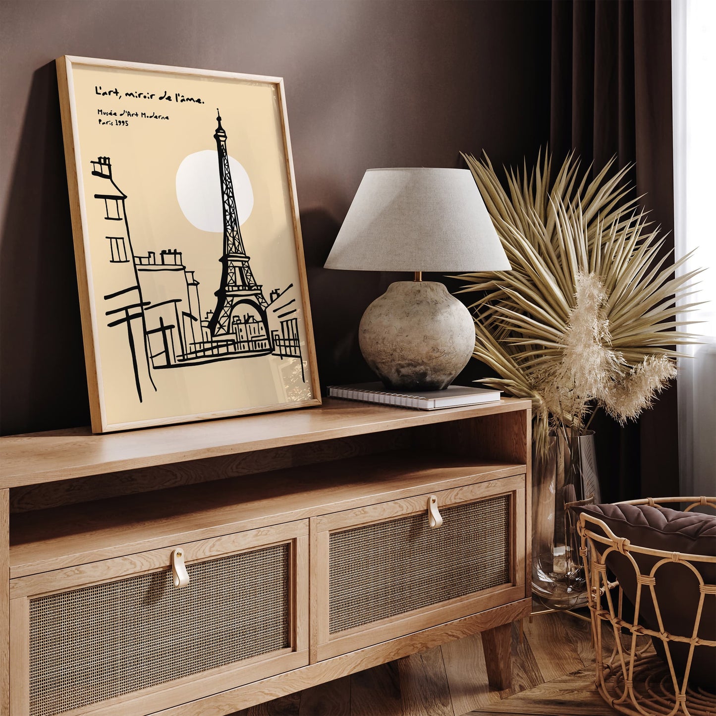 Paris France Poster - Art Mirror of Soul Travel Wall Art