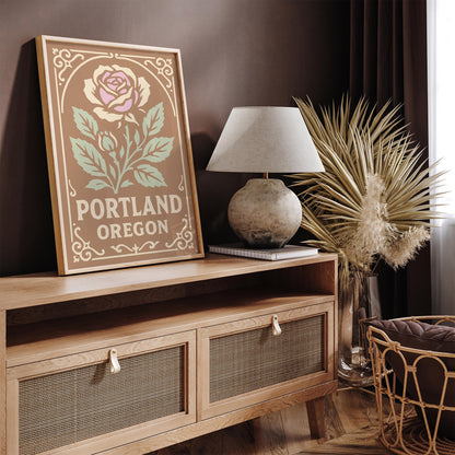 Portland Oregon Travel Poster
