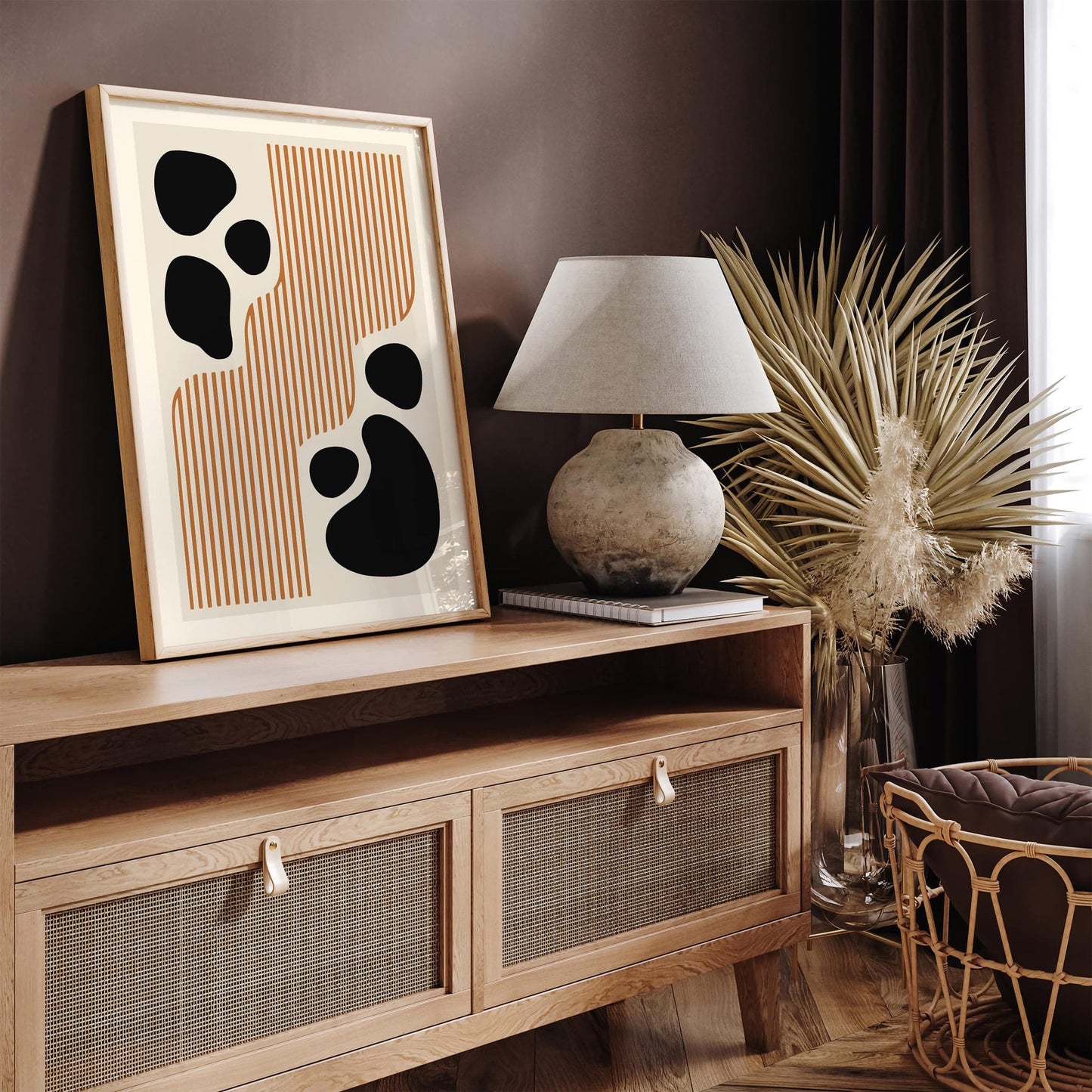 Modern Abstract Print - Scandinavian Wall Art 2025