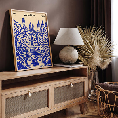 Central Park NYC Poster - New York City Wall Art Print