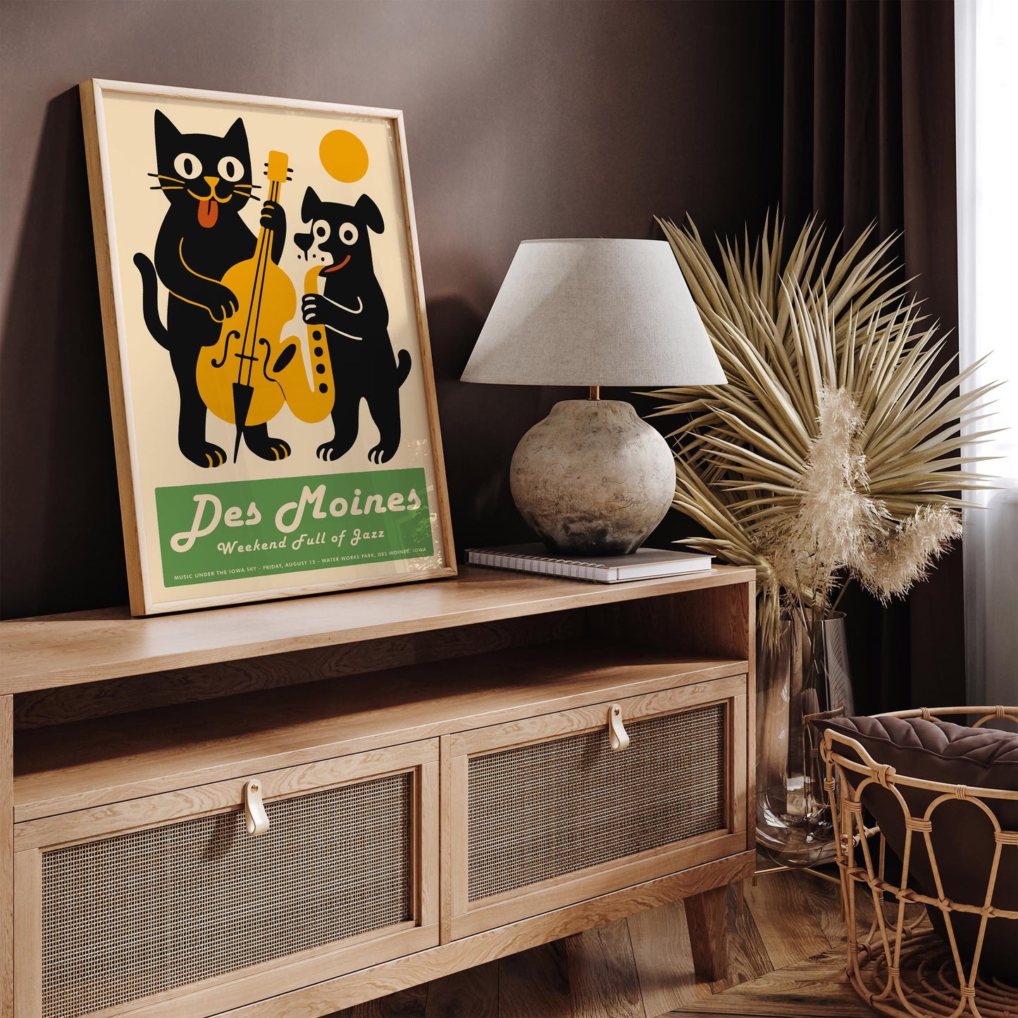 Des Moines Iowa Jazz Festival Poster