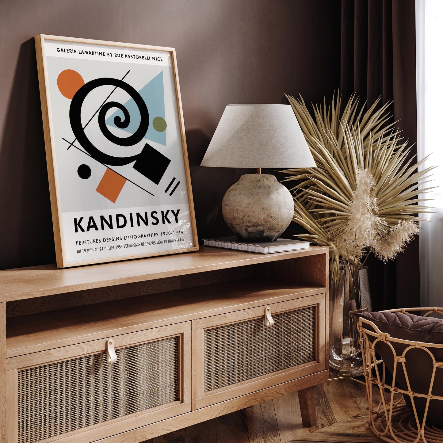 Kandinsky Exhibition Poster - Abstract Modern Art Print