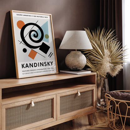 Kandinsky Exhibition Poster - Abstract Modern Art Print