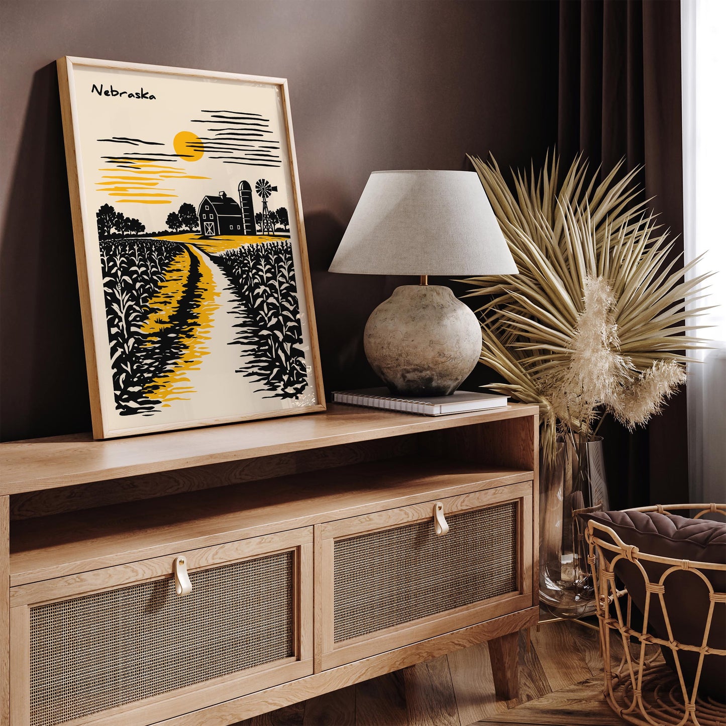 Nebraska Travel Poster