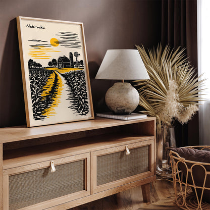 Nebraska Travel Poster