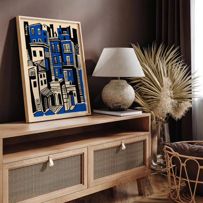 Brooklyn Poster – Modern Architecture Wall Art Print