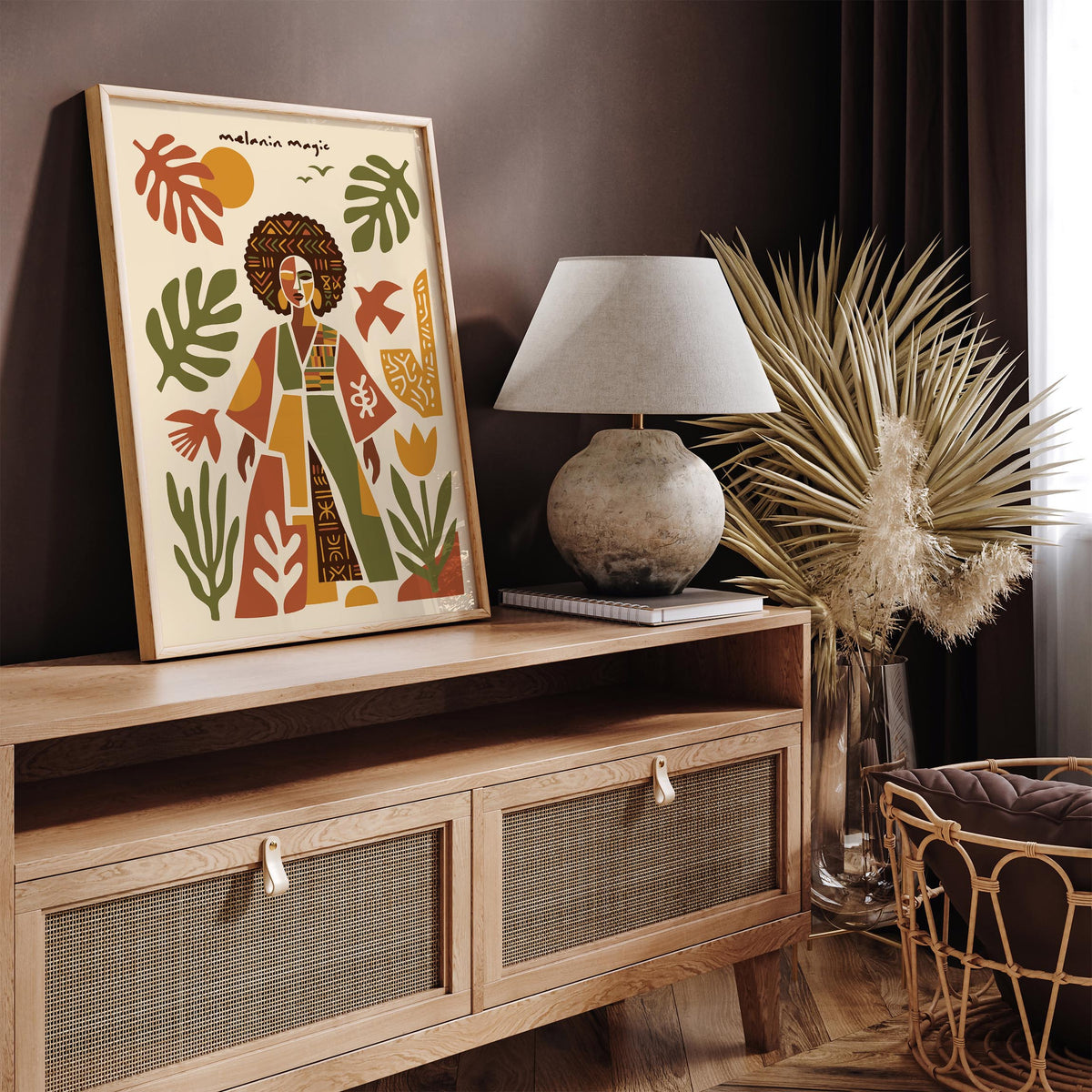 Melanin Magic Afrohemian Poster