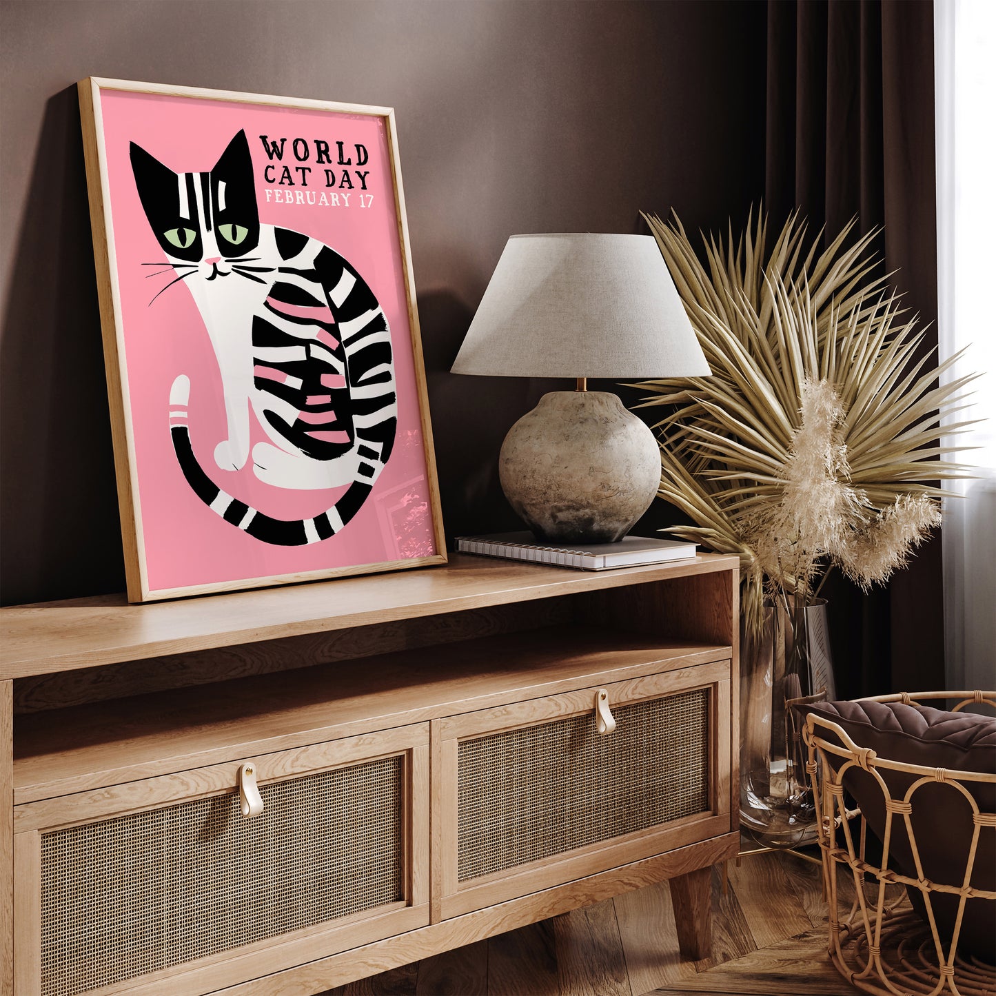 World Cat Day Poster - Cat Owner Gift