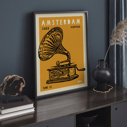 Amsterdam Jazz Festival Gramophone Psoter