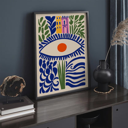 Abstract Modern Eye Poster
