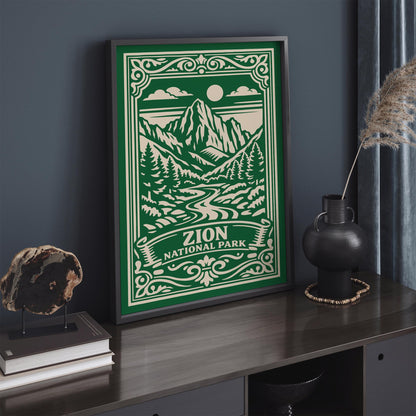 Zion National Park Poster