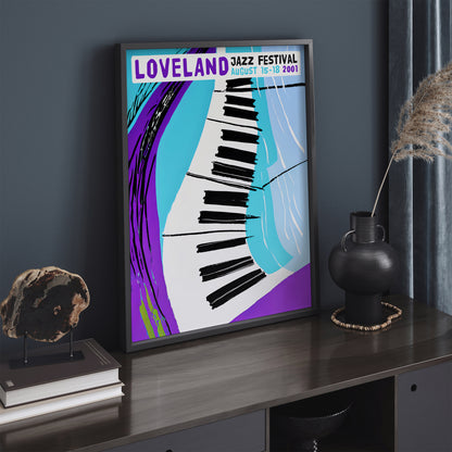 Loveland Jazz Festival - Purple 2001 Poster