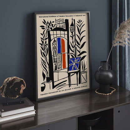 Arts Décoratifs Paris Modern Exhibition Poster