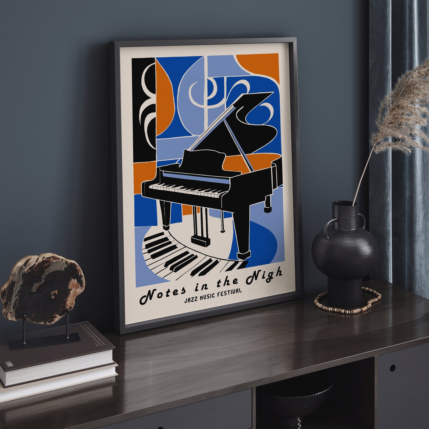 Notes in the Night Music Poster