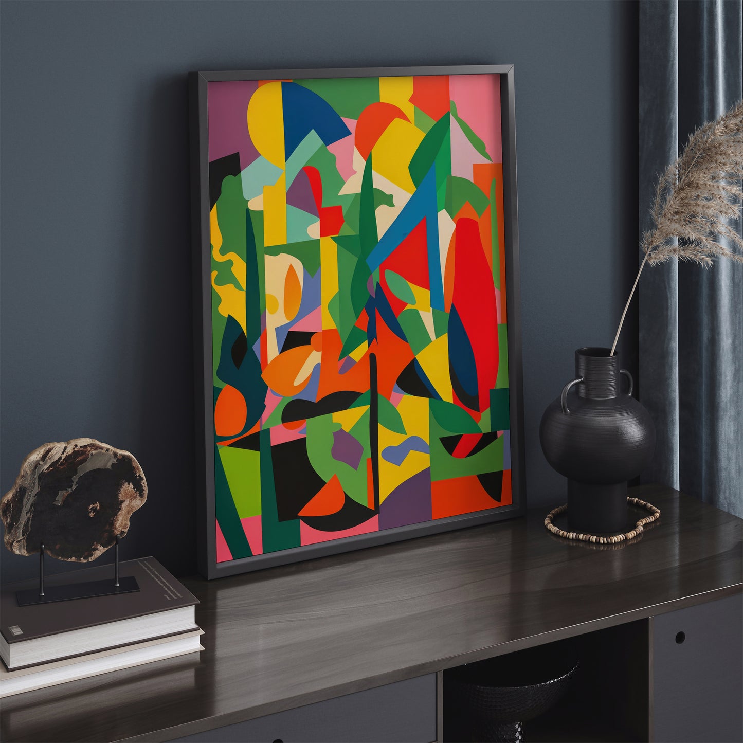 Mid-Century Abstract Still Life Wall Art