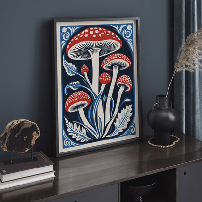Wild Mushroom Art Print 2026