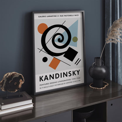 Kandinsky Exhibition Poster - Abstract Modern Art Print