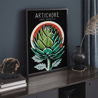 Linocut Artichoke Kitchen Design