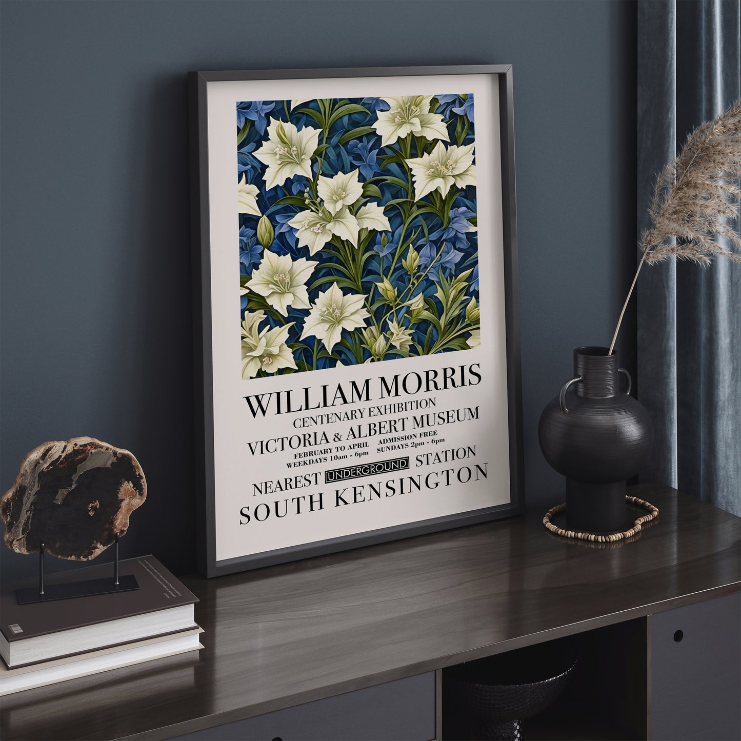 Elegant Floral William Morris Poster